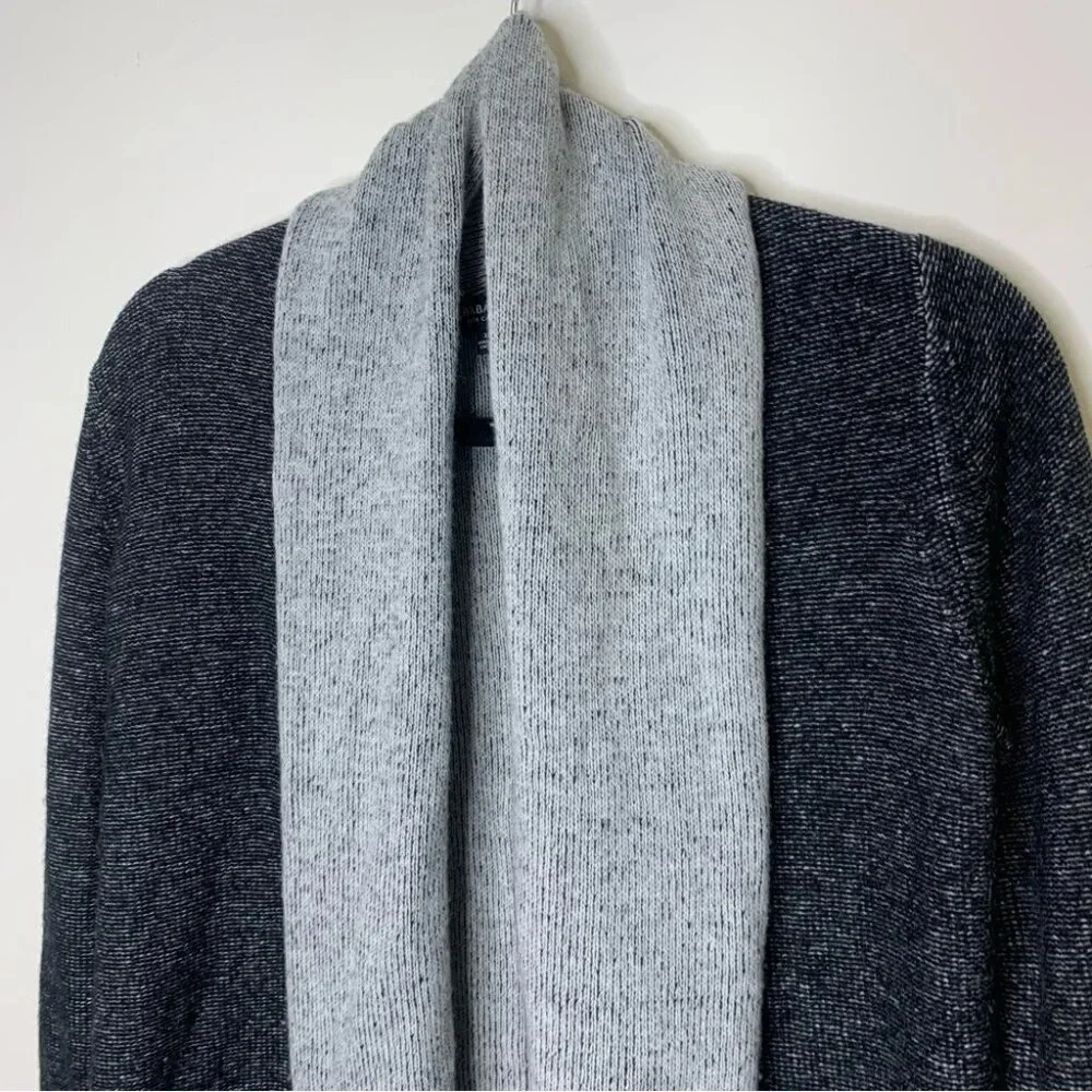 Aritzia Babaton Dark Grey Wool Cashmere Blend Open Front Cardigan Size XS